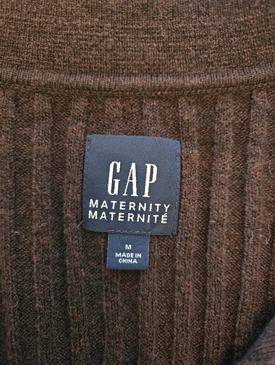 GAP Ribbed Collared Maternity Dress - Picture 5 of 6